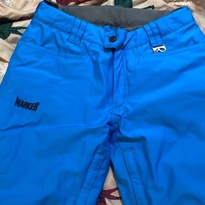 Electric blue women’s size 4 snow pants